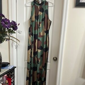 Camouflage Maxi Jumper